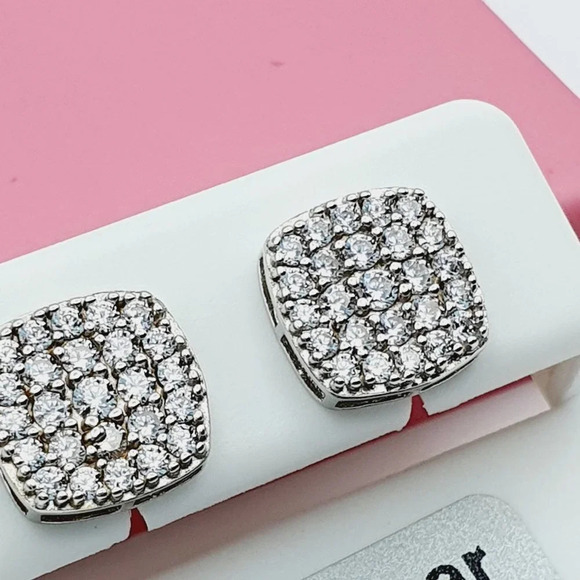 "925 Sterling Silver Cubic Zirconia Earrings, U19254556 - Picture 6 of 11